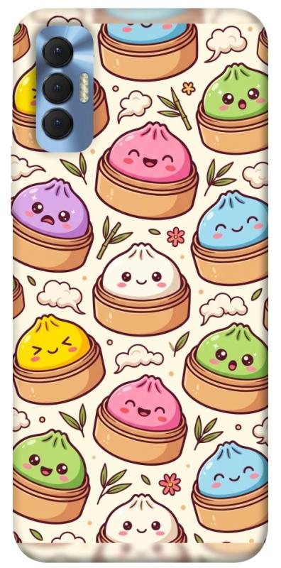 Чохол itsPrint Pattern dumpling для TECNO Spark 8P, паттерн, купити оптом з доставкою
