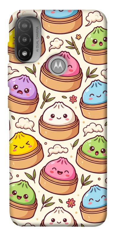 Чохол itsPrint Pattern dumpling для Motorola Moto E20, паттерн, купити оптом з доставкою