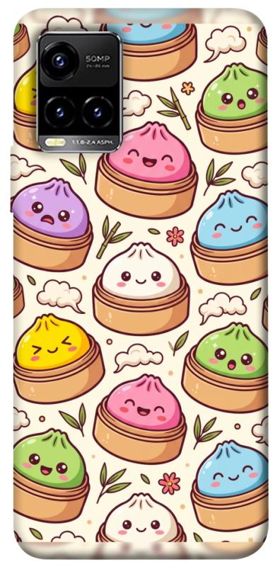 Чохол itsPrint Pattern dumpling для Vivo Y21 / Y33s, паттерн, купити оптом з доставкою