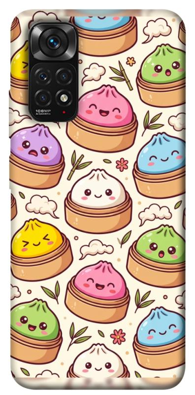 Чохол itsPrint Pattern dumpling для Xiaomi Redmi Note 11 (Global) / Note 11S, паттерн, купити оптом з доставкою