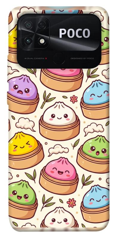 Чохол itsPrint Pattern dumpling для Xiaomi Poco C40, паттерн, купити оптом з доставкою