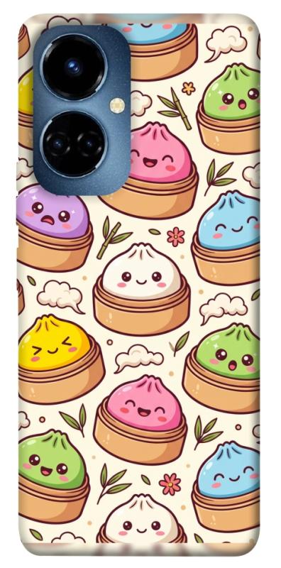 Чохол itsPrint Pattern dumpling для TECNO Camon 19 (CI6n) / 19 Pro (CI8n), паттерн, купити оптом з доставкою