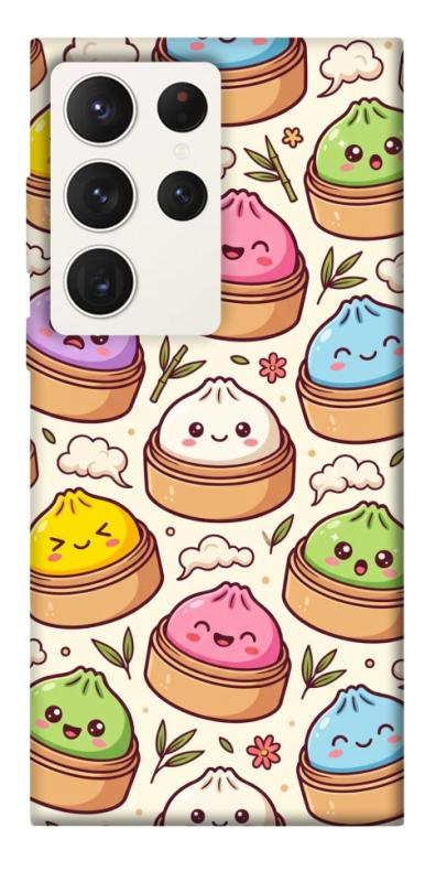 Чохол itsPrint Pattern dumpling для Samsung Galaxy S23 Ultra, паттерн, купити оптом з доставкою