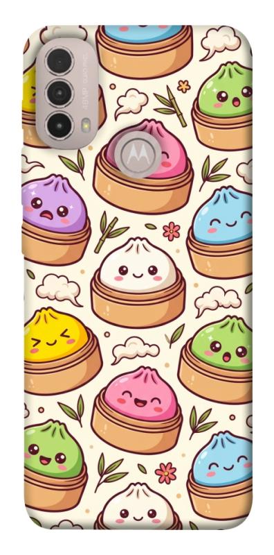 Чохол itsPrint Pattern dumpling для Motorola Moto E40, паттерн, купити оптом з доставкою