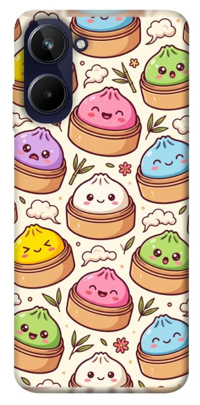 Чохол itsPrint Pattern dumpling для Realme 10 4G, паттерн, купити оптом з доставкою