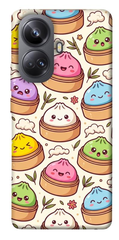 Чохол itsPrint Pattern dumpling для Realme 10 Pro+, паттерн, купити оптом з доставкою