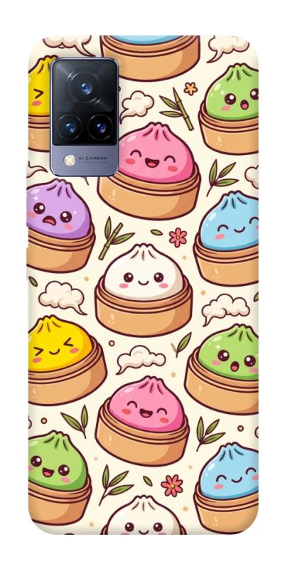 Чохол itsPrint Pattern dumpling для Vivo V21, паттерн, купити оптом з доставкою