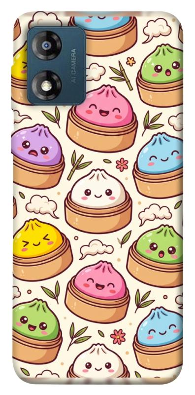 Чохол itsPrint Pattern dumpling для Motorola Moto E13, паттерн, купити оптом з доставкою