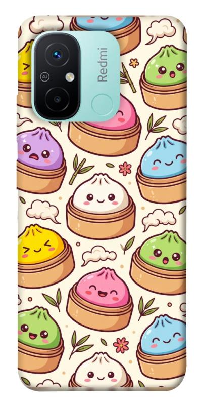 Чохол itsPrint Pattern dumpling для Xiaomi Redmi 12C, паттерн, купити оптом з доставкою