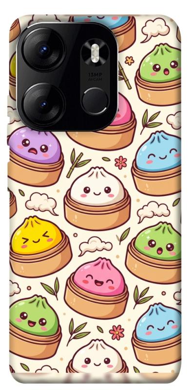 Чохол itsPrint Pattern dumpling для Tecno Spark Go 2023, паттерн, купити оптом з доставкою