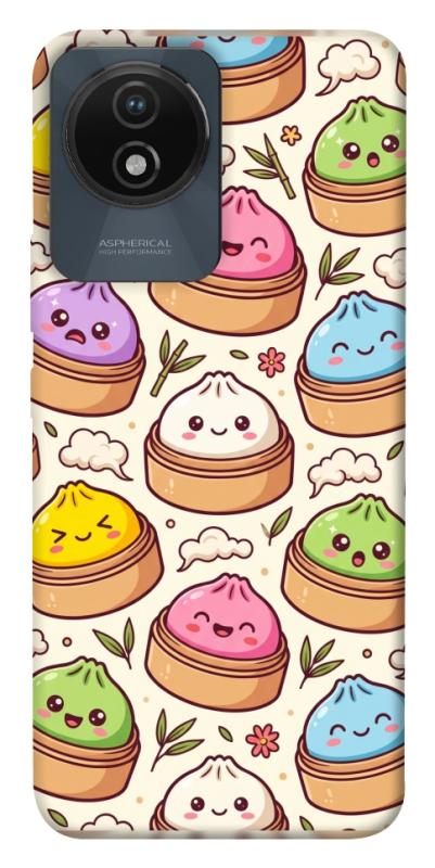 Чохол itsPrint Pattern dumpling для Vivo Y02, паттерн, купити оптом з доставкою