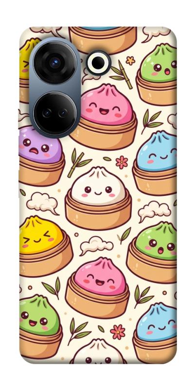 Чохол itsPrint Pattern dumpling для TECNO Camon 20 Pro (CK7n), паттерн, купити оптом з доставкою