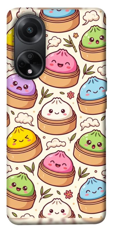 Чохол itsPrint Pattern dumpling для Oppo A58 4G, паттерн, купити оптом з доставкою