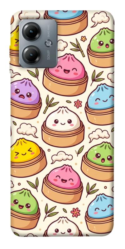 Чохол itsPrint Pattern dumpling для Motorola Moto G14, паттерн, купити оптом з доставкою