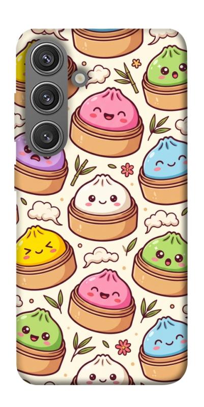 Чохол itsPrint Pattern dumpling для Samsung Galaxy S24+, паттерн, купити оптом з доставкою