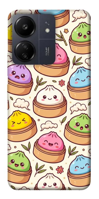 Чохол itsPrint Pattern dumpling для Xiaomi Redmi 13C, паттерн, купити оптом з доставкою