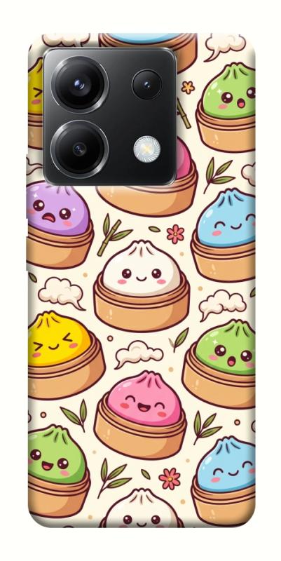 Чохол itsPrint Pattern dumpling для Xiaomi Poco X6, паттерн, купити оптом з доставкою