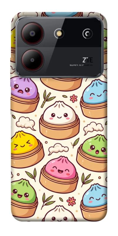 Чохол itsPrint Pattern dumpling для ZTE Blade A54 4G, паттерн, купити оптом з доставкою