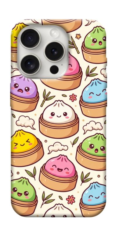 Чохол itsPrint Pattern dumpling для Apple iPhone 16 Pro (6.3"), паттерн, купити оптом з доставкою