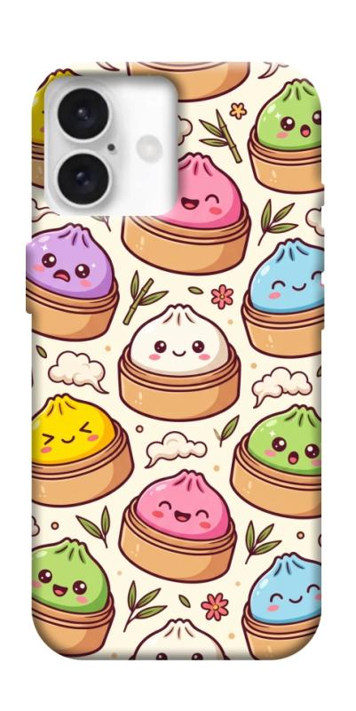 Чохол itsPrint Pattern dumpling для Apple iPhone 16 Plus (6.7"), паттерн, купити оптом з доставкою