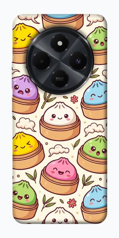 Чохол itsPrint Pattern dumpling для Xiaomi Redmi 14C / Poco C75, паттерн, купити оптом з доставкою
