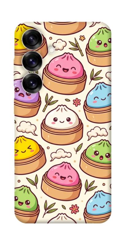 Чохол itsPrint Pattern dumpling для Samsung Galaxy S25, паттерн, купити оптом з доставкою