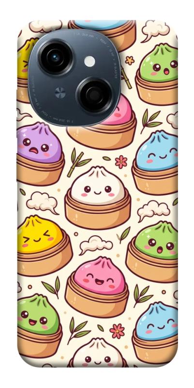 Чохол itsPrint Pattern dumpling для TECNO Spark Go 1, паттерн, купити оптом з доставкою