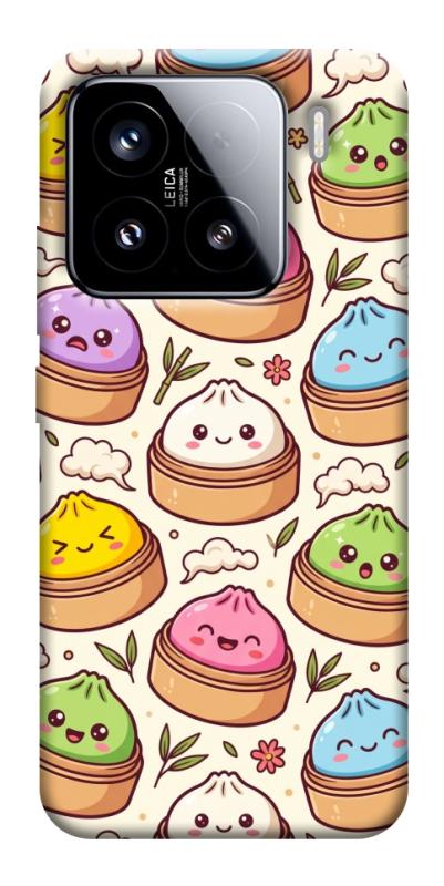 Чохол itsPrint Pattern dumpling для Xiaomi 15, паттерн, купити оптом з доставкою