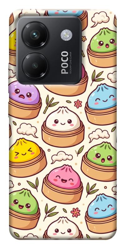 Чохол itsPrint Pattern dumpling для Xiaomi Poco M7 Pro 5G, паттерн, купити оптом з доставкою