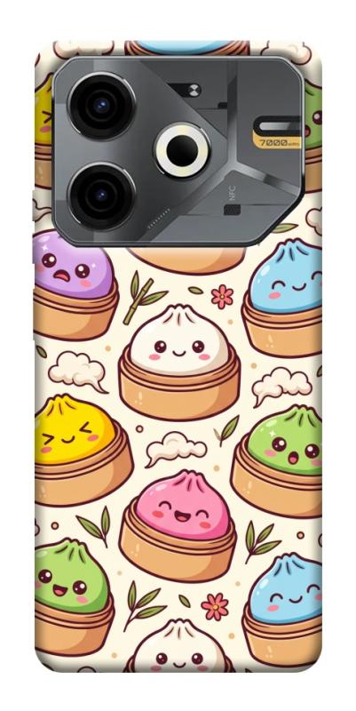 Чохол itsPrint Pattern dumpling для TECNO Pova 6 Neo (LI6), паттерн, купити оптом з доставкою