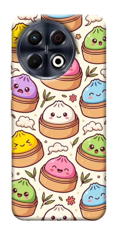 Чохол itsPrint Pattern dumpling для TECNO Spark 30 Pro (KL7), паттерн, купити оптом з доставкою