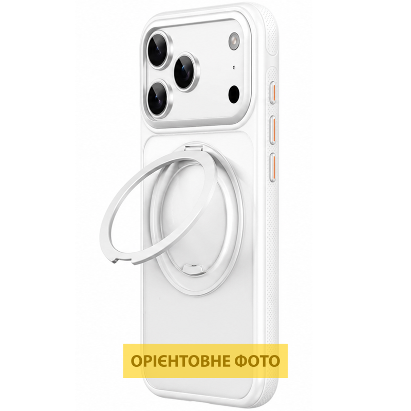 Чохол Ummi Stylish with MagSafe Ring для Apple iPhone 17 (6.3"), Matte White 1, TPU+PC, купити оптом з доставкою