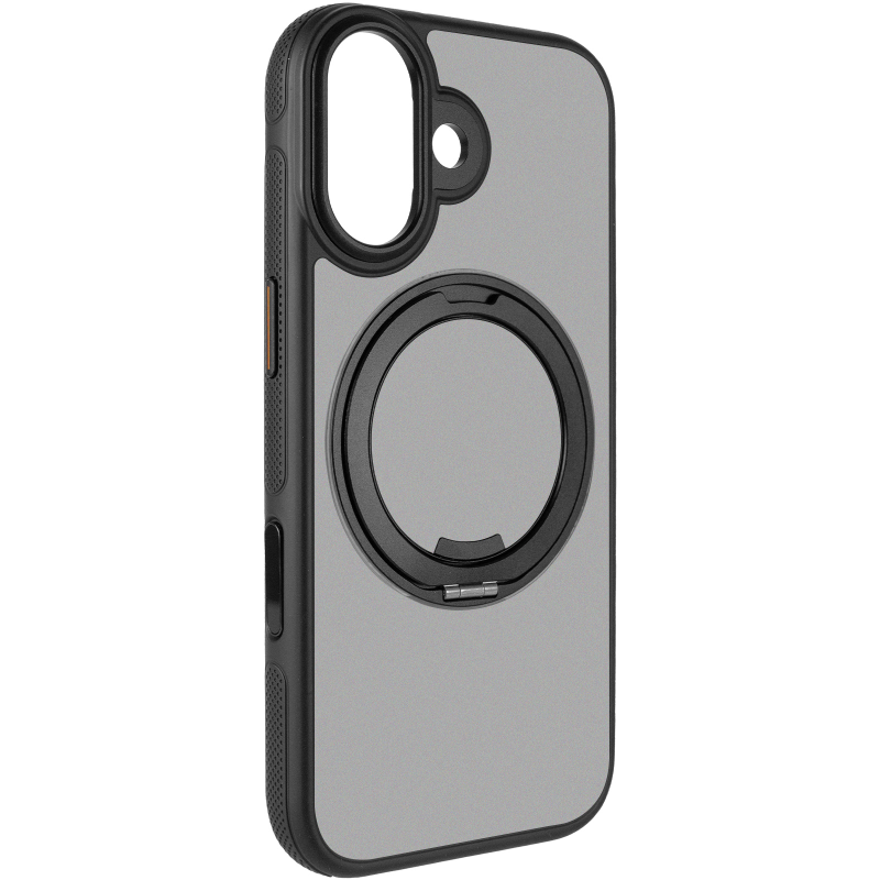 Чохол Ummi Stylish with MagSafe Ring для Apple iPhone 17 (6.3"), Black, TPU+PC, купити оптом з доставкою