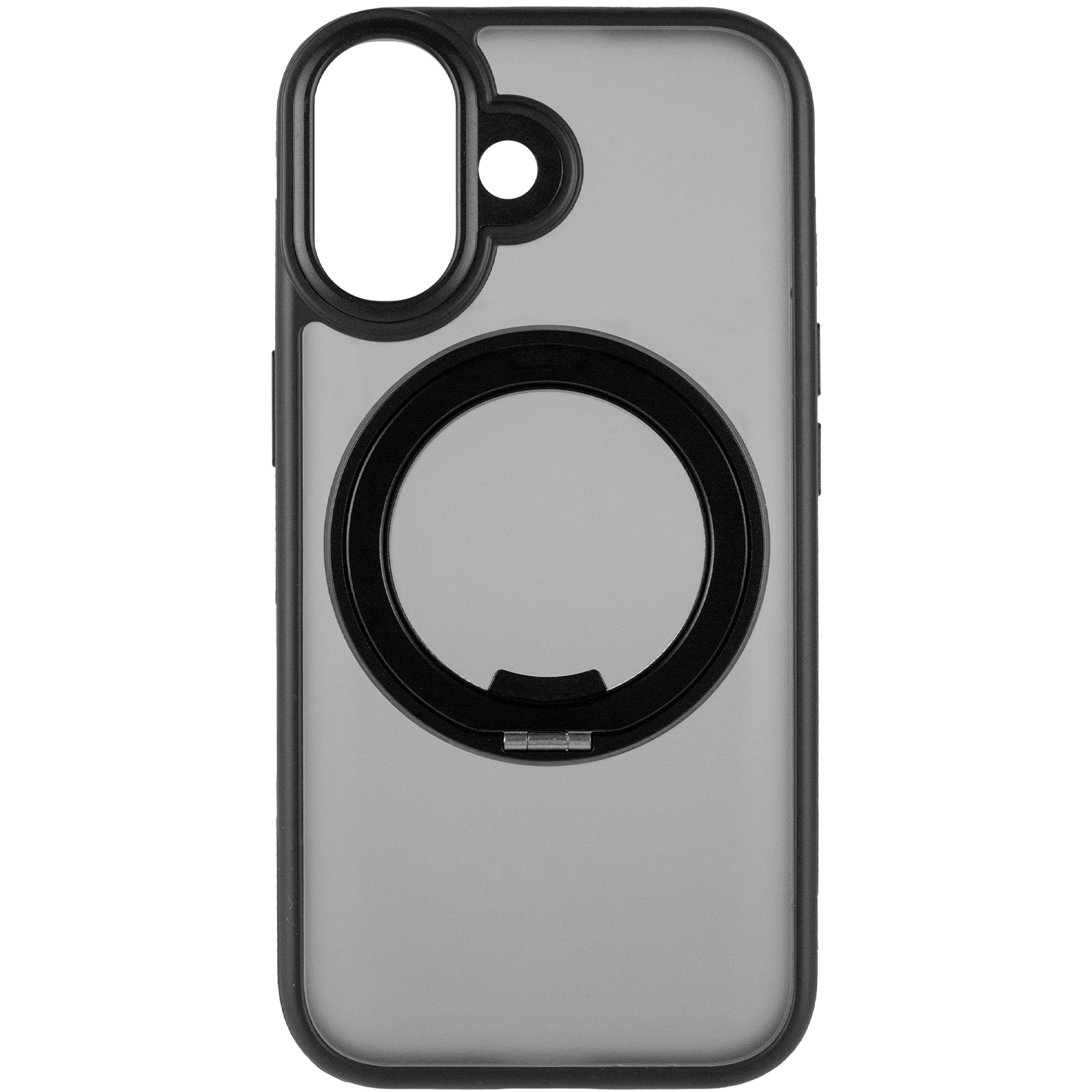 Чохол Ummi Stylish with MagSafe Ring для Apple iPhone 17 (6.3"), Black 1, TPU+PC, купити оптом з доставкою