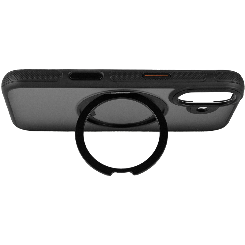Чохол Ummi Stylish with MagSafe Ring для Apple iPhone 17 (6.3"), Black 3, TPU+PC, купити оптом з доставкою