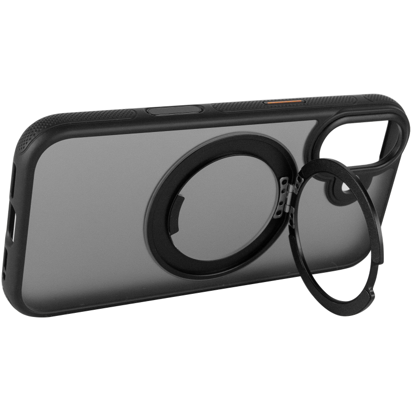 Чохол Ummi Stylish with MagSafe Ring для Apple iPhone 17 (6.3"), Black 5, TPU+PC, купити оптом з доставкою