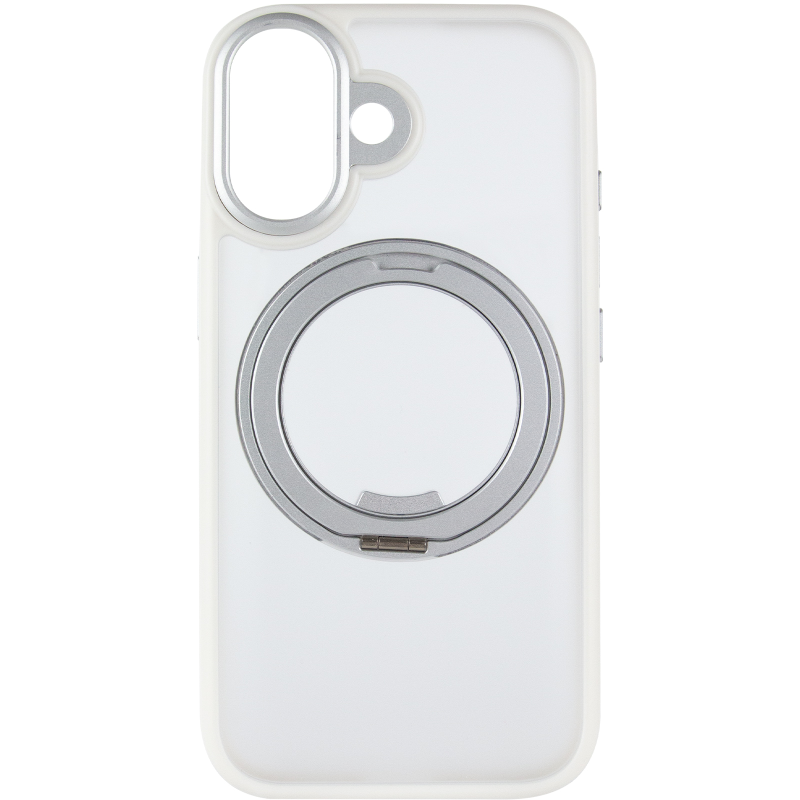 Чохол Ummi Stylish with MagSafe Ring для Apple iPhone 17 (6.3"), White 1, TPU+PC, купити оптом з доставкою