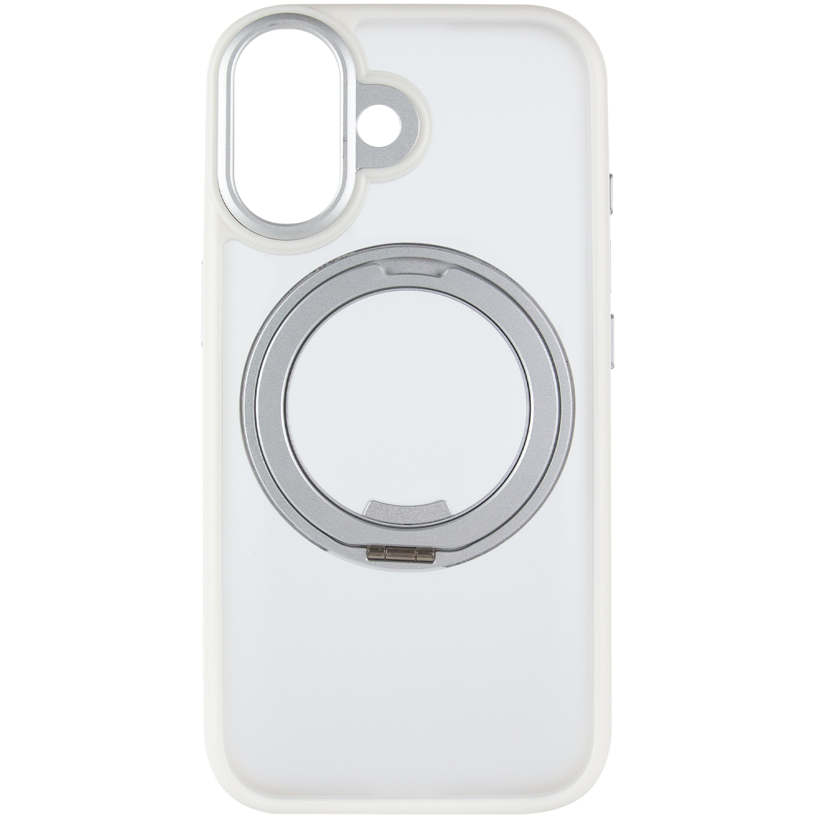 Чохол Ummi Stylish with MagSafe Ring для Apple iPhone 17 (6.3"), White 1, TPU+PC, купити оптом з доставкою