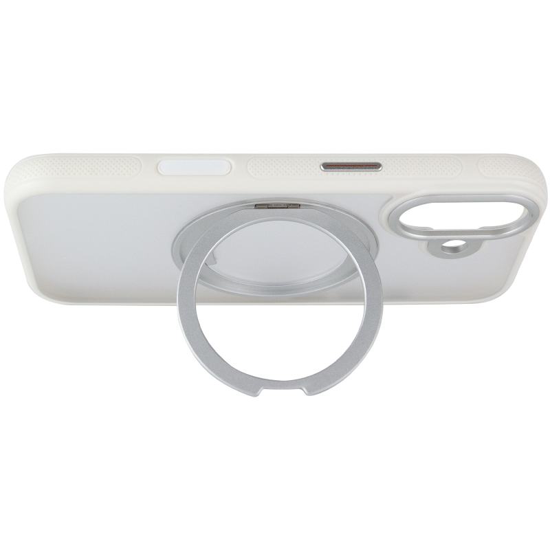 Чохол Ummi Stylish with MagSafe Ring для Apple iPhone 17 (6.3"), White 3, TPU+PC, купити оптом з доставкою