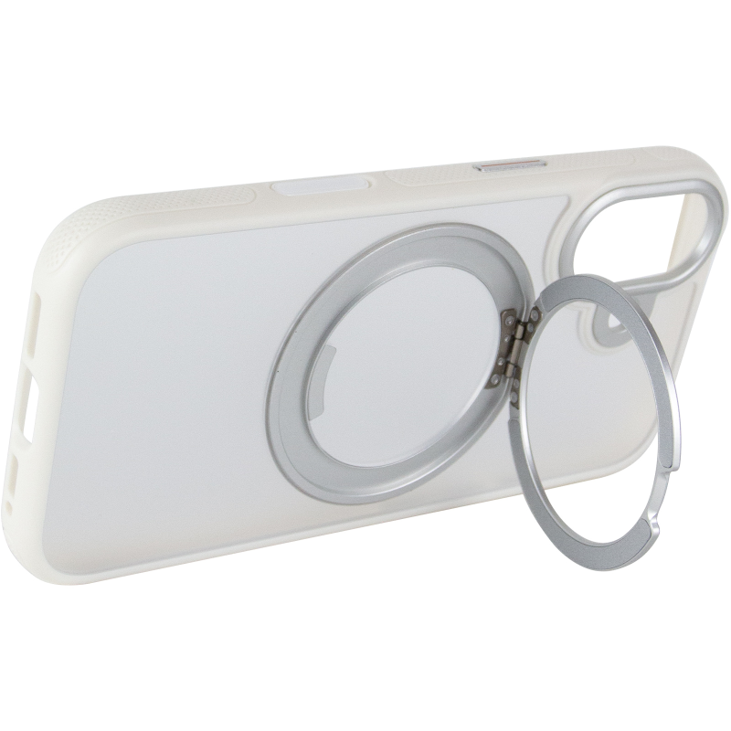 Чохол Ummi Stylish with MagSafe Ring для Apple iPhone 17 (6.3"), White 4, TPU+PC, купити оптом з доставкою