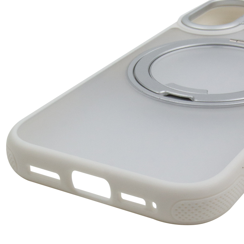 Чохол Ummi Stylish with MagSafe Ring для Apple iPhone 17 (6.3"), White 6, TPU+PC, купити оптом з доставкою