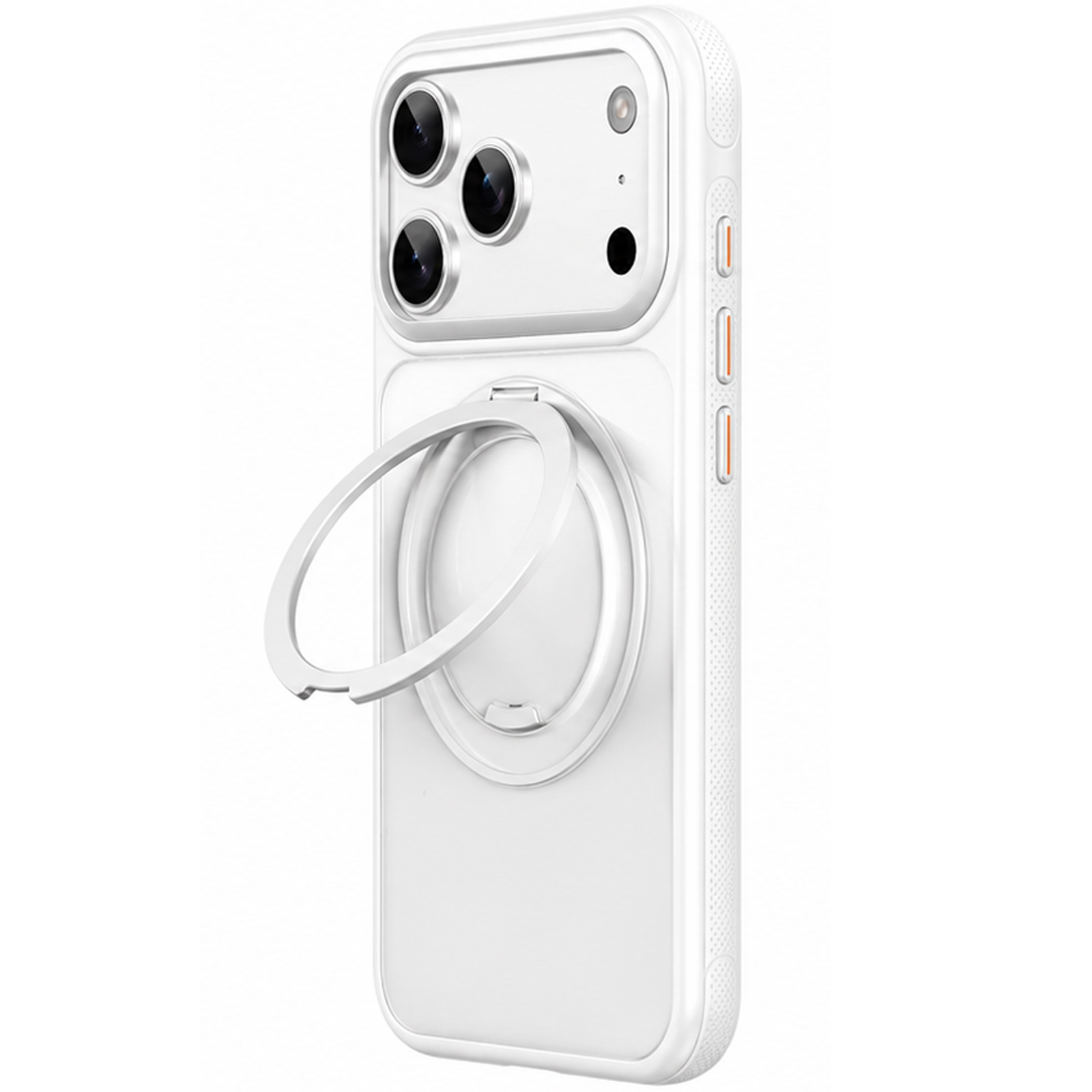 Чехол Ummi Stylish with MagSafe Ring для Apple iPhone 17 Pro / 18 Pro (6.3"), White, TPU+PC, купить оптом с доставкой