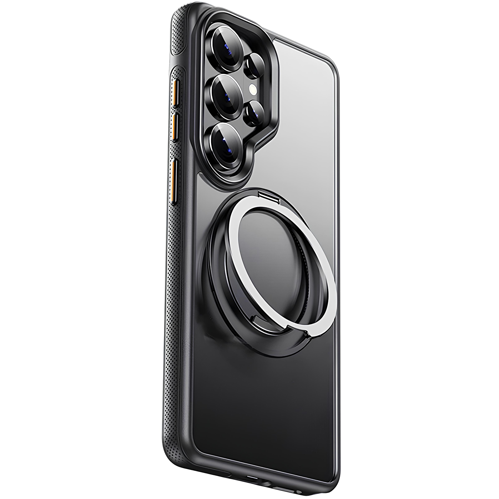 Чохол Ummi Stylish with MagSafe Ring для Samsung Galaxy S26 Ultra, Black 2, TPU+PC, купити оптом з доставкою