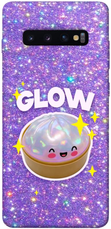 Чохол itsPrint Purple sparkle dumpling для Samsung Galaxy S10+, дитячі, купити оптом з доставкою