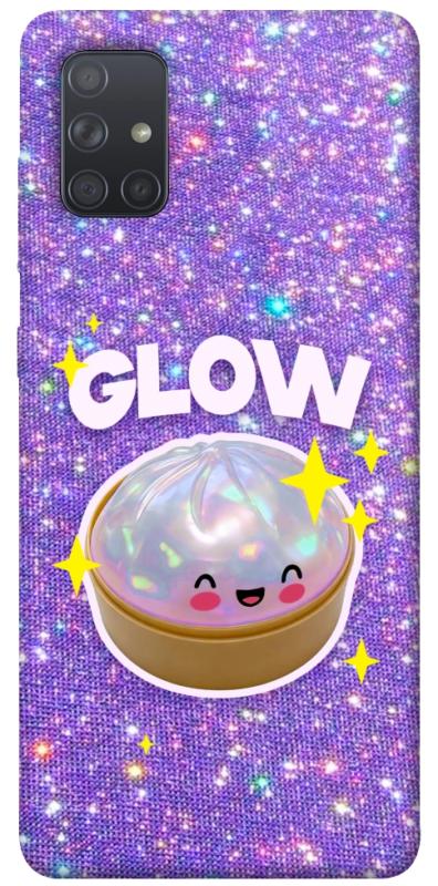 Чохол itsPrint Purple sparkle dumpling для Samsung Galaxy A71, дитячі, купити оптом з доставкою