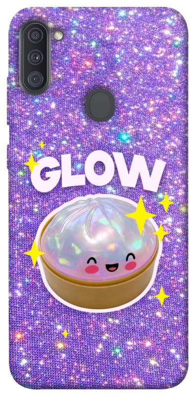 Чохол itsPrint Purple sparkle dumpling для Samsung Galaxy A11, дитячі, купити оптом з доставкою