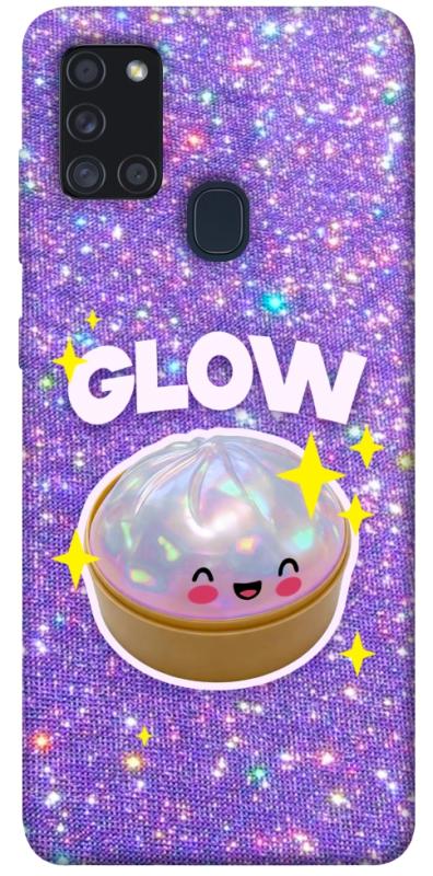 Чохол itsPrint Purple sparkle dumpling для Samsung Galaxy A21s, дитячі, купити оптом з доставкою