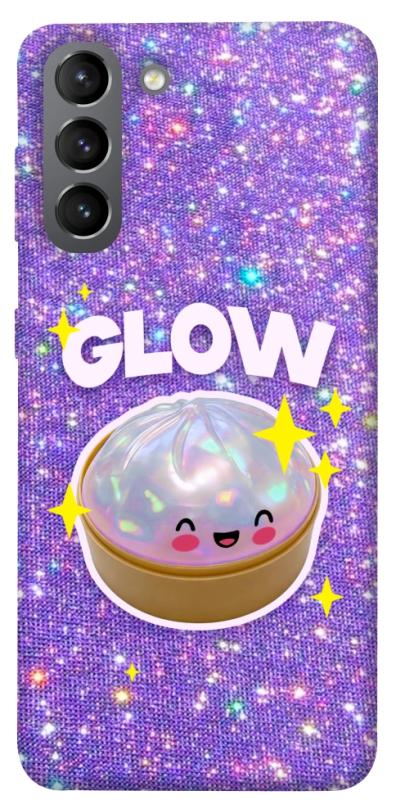 Чохол itsPrint Purple sparkle dumpling для Samsung Galaxy S21, дитячі, купити оптом з доставкою