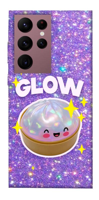 Чохол itsPrint Purple sparkle dumpling для Samsung Galaxy S22 Ultra, дитячі, купити оптом з доставкою