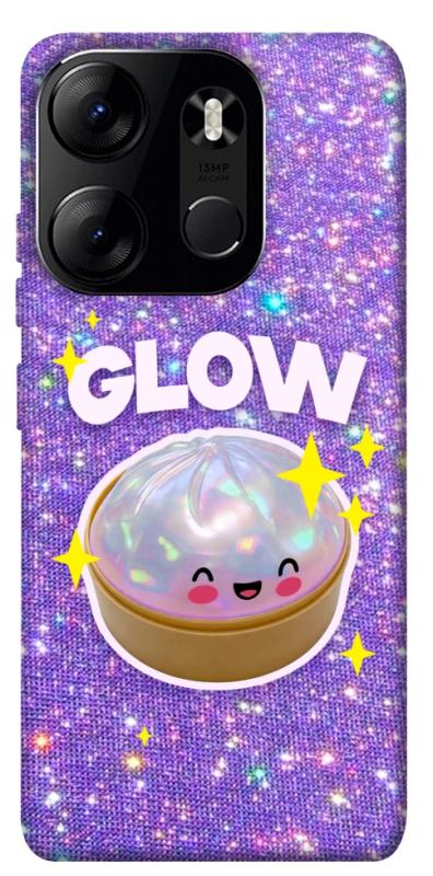 Чохол itsPrint Purple sparkle dumpling для Tecno Spark Go 2023, дитячі, купити оптом з доставкою